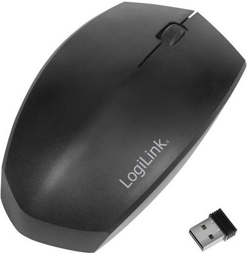 LogiLink ID0191 Optische Funkmaus mit Bluetooth in Schwarz mit 1200 dpi - Bild 1