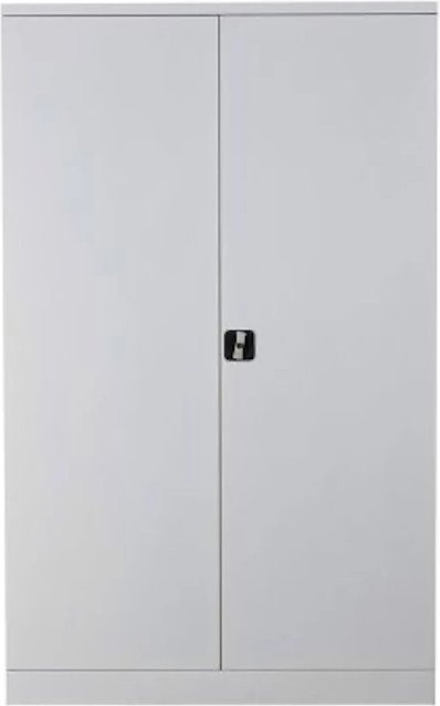 PROREGAL Stahlschrank Bee mit 4 Fachböden in Weiß, pulverbeschichtet, H x B x T: 195 x 120 x 42 cm - Bild 1