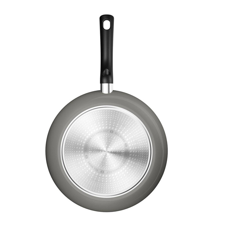 Tefal Bratpfanne aus Aluminium mit Keramikbeschichtung in Grau und Schwarz, Durchmesser: 28 cm - Bild 2