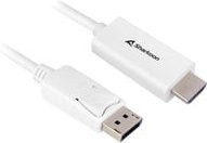 Sharkoon Adapterkabel DisplayPort auf HDMI für 4K in Weiß - Bild 1