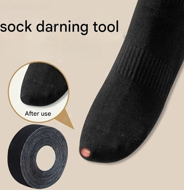 Waschbare Reparaturflicken in Weiß zur Restaurierung von Socken, Daunenjacken und Regenschirmen für Erwachsene - Bild 1