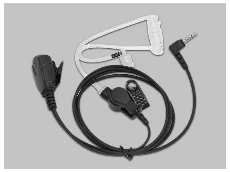 XIERDE In-Ear Kopfhörer für Hytera S1 Pro Walkie Talkie, Schwarz - Bild 2