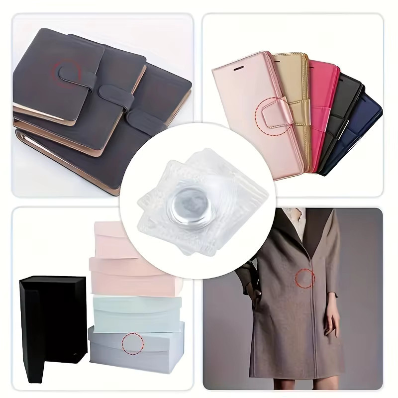 6 Paar transparente PVC-Magnetverschlüsse für Handtaschen, Kleidung und DIY-Bastelarbeiten - Bild 4