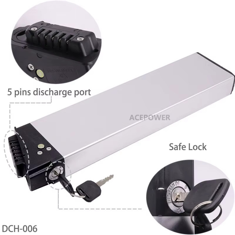 ACEBEI-POWER Akku für elektrische Fahrräder 36V (10,4Ah / 12,5Ah / 17,5Ah) kompatibel mit ADO A20, Engwe P1, Fiido M1 und MATE City Fusion - Bild 1