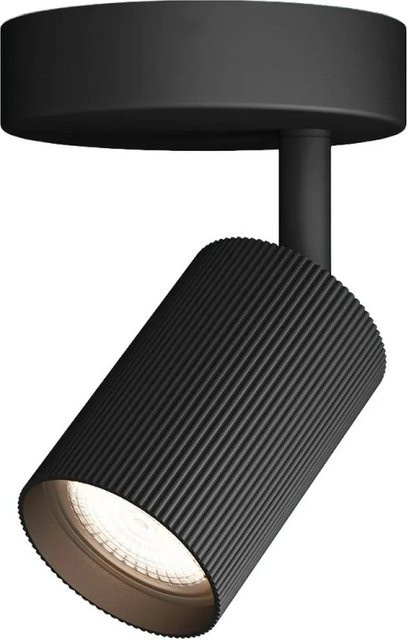 Philips Wyatt LED-Spot 1-flammig aus Aluminium für Wand- und Deckenmontage, schwenkbar, Schwarz/Silber - Bild 1