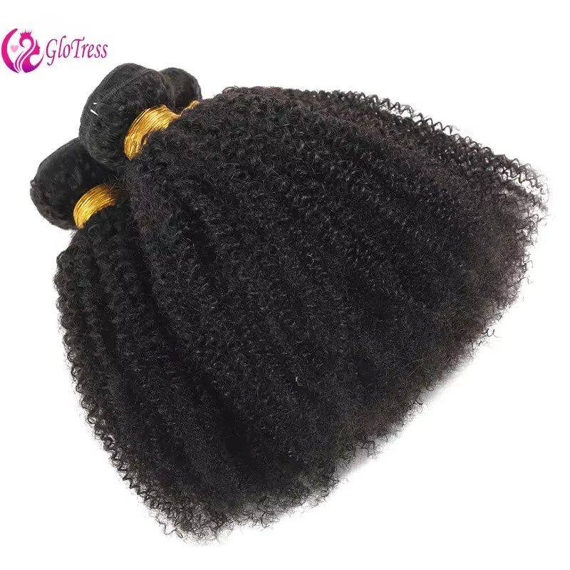 GloTress Lockiges Haar Bundles, Schwarz, Damen - Bild 2