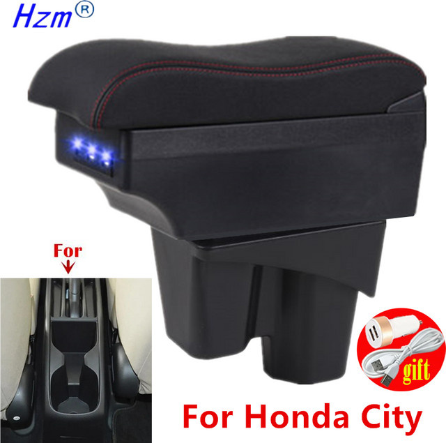 Armlehne und Ablagebox für Honda City in Schwarz von HuangZM - Bild 1