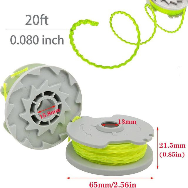 4er-Set Trimmerfaden WA0014 für Worx Akku-Rasentrimmer WG168, WG190 und WG191 - Bild 1