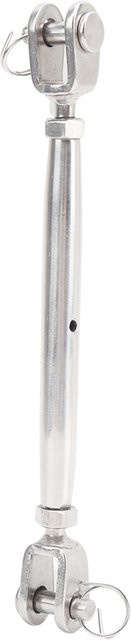TOMTOP JMS Drahtseilspanner UU Typ M6 aus Edelstahl 304 in Silber - Bild 1