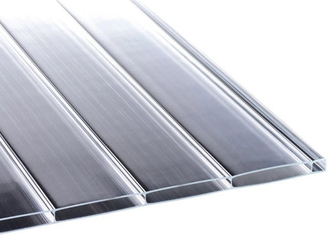 T&J Stegplatte Vertica SDP No Drip Acryl Glasklar B: 200 cm, T: 120 cm, H: 1,6 cm - Bild 1
