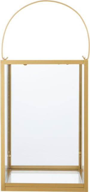 LIVARNO HOME Deko Accessoires Glasbehälter in Gold aus Glas und Eisen - Bild 1