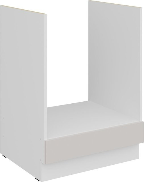 Küchen Herdunterschrank COMO in Kaschmir und Weiß, Breite: 60 cm - Bild 1
