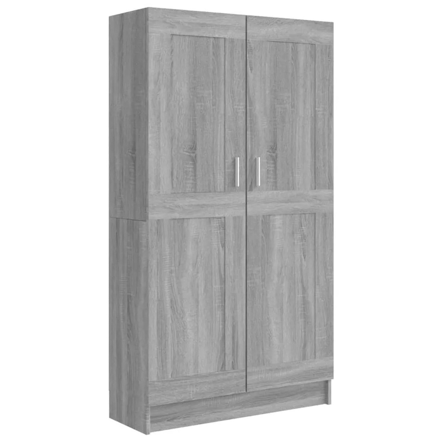 vidaXL Bücherschrank Grau Sonoma B/T/H: 82,5 x 30,5 x 150 cm - Bild 2