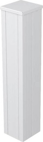 OBO Bettermann Installationssäule ISSHS140700EL in Weiß, Durchmesser: 130 mm - Bild 1