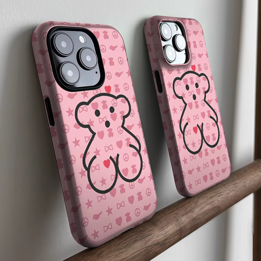 CaseLumi Matte Bumper Schutzhülle mit MagSafe Kompatibilität für iPhone 17 16 15 14 13 Pro Max in Pink - Bild 2