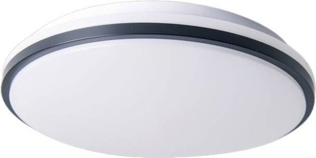 Näve LED Deckenleuchte Irvine rund weiß Metall Kunststoff Durchmesser: 30,5 cm, Höhe: 6,0 cm - Bild 1