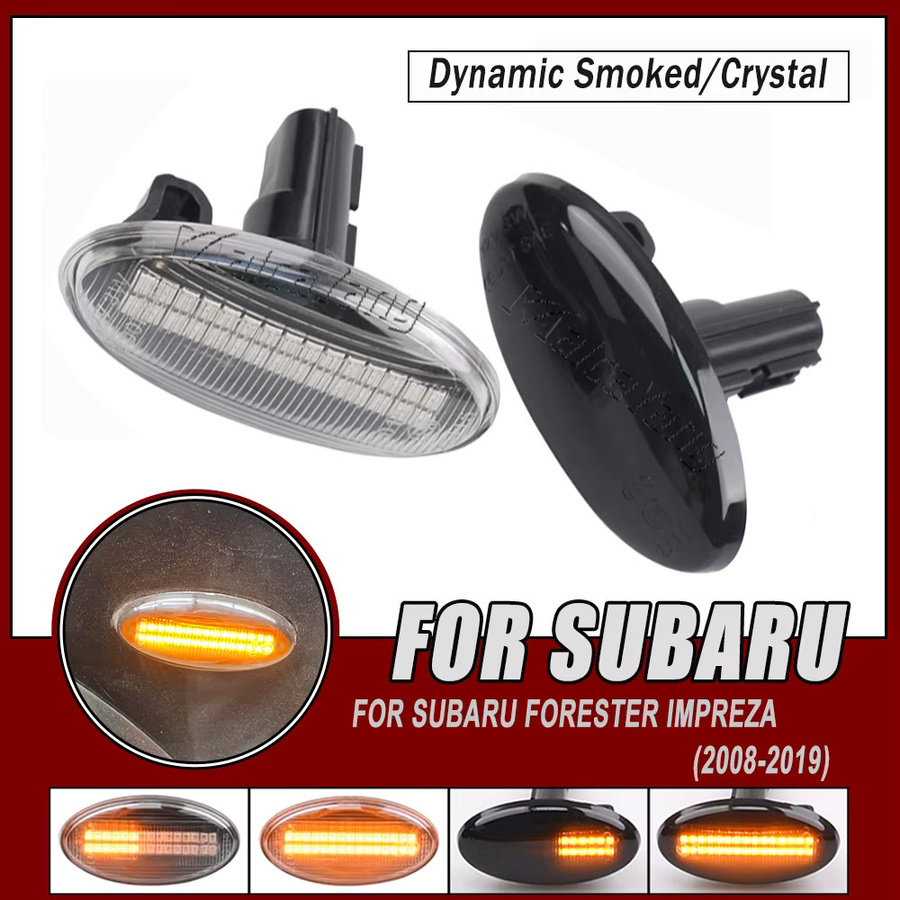 Malcayang Dynamischer Sequentieller LED-Seitenblinker in Bernstein für Subaru Forester und Impreza (2008-2018) - Bild 2