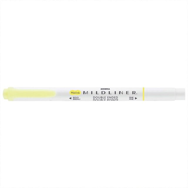 ZEBRA Mildliner Textmarker mit 2 Spitzen in Gelb - Bild 1