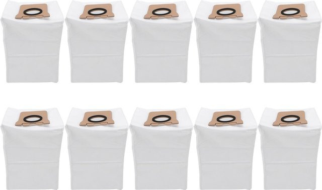 10 Stück Kehrroboter Staubbeutel aus Vliesstoff für X10+ X20+ L10s Ultra L20 Ultra SL10 S10S in Weiß von Painter - Bild 1