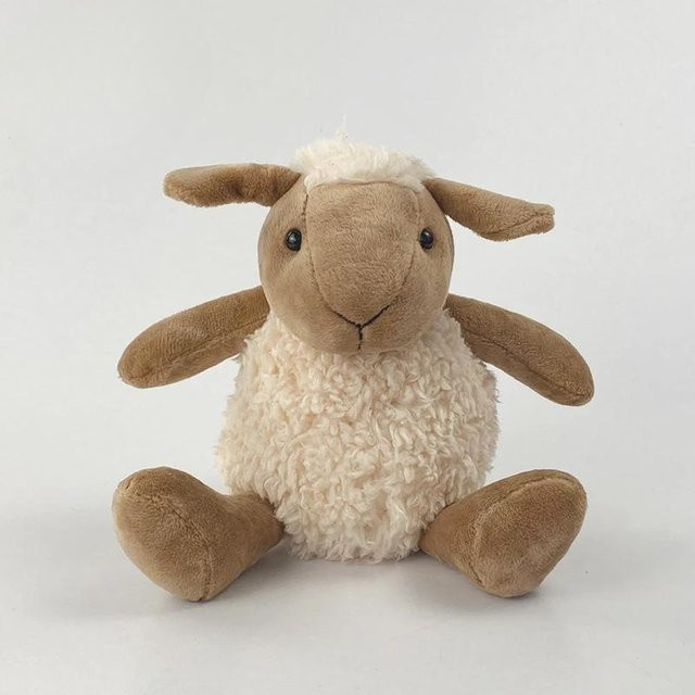 Kidsly Sean Sheep Alpaka Plüschpuppe, 20 cm, braun, ab 0 Jahren - Bild 1