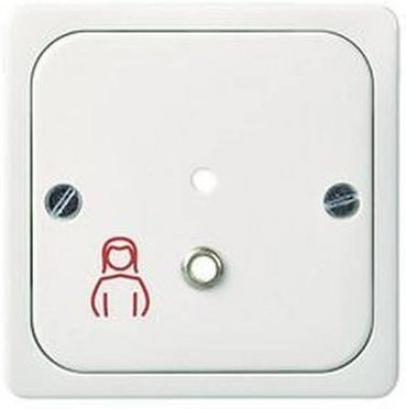 Schneider Electric Zugtaster Zentralplatte Mediopt Care in Weiß - Bild 1