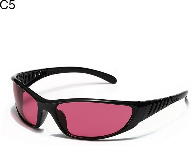 liuongwen Sportsonnenbrille, Herren, Vollrand, Kunststoff, Schwarz - Bild 1