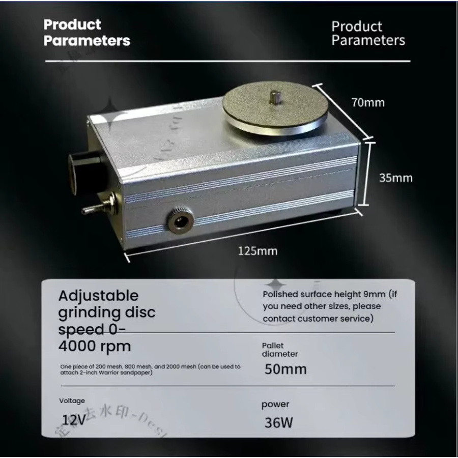 XMSJ Elektrische Schleifmaschine mit bürstenlosem Motor und hohem Drehmoment für Gravuren, Schmuck und Uhrenreparatur - Bild 4