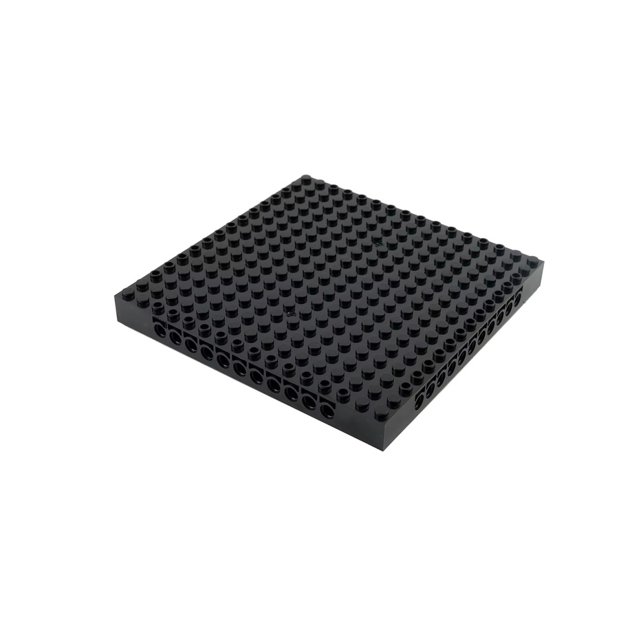 2er-Set wishiot Grundplatten für Technologie Bausteine in Schwarz mit 16 x 16 Löchern und 20 Pins - Bild 3