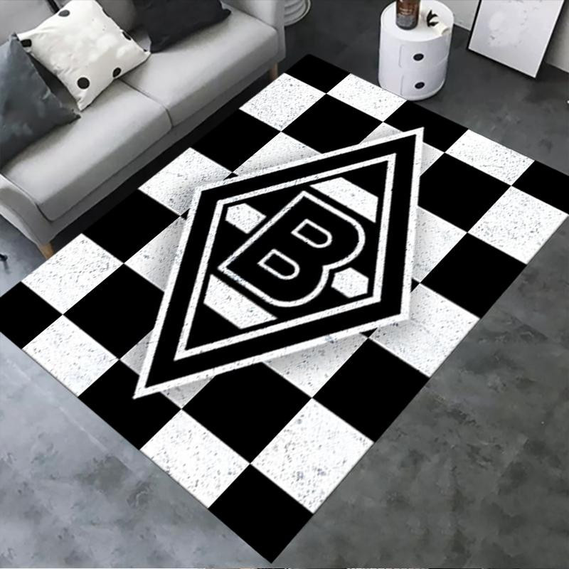 On My Love Home Moderner Borussia Teppich in Multicolour, Rutschfest und Waschbar, B/T: 150 x 100 cm - Bild 4