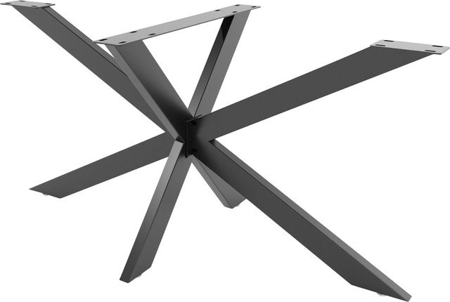TPFLiving Tischbeine Bilan L Sled Base aus Metall in Schwarz Matt, B/T/H: 150 x 78 x 71 cm - Bild 1