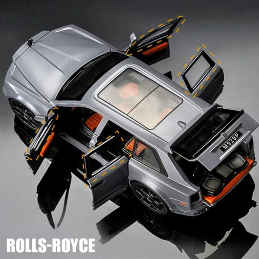 Caipo Rolls-Royce Cullinan SUV Auto Modell, 1:20, Metall, mit Licht und Sound - Bild 2