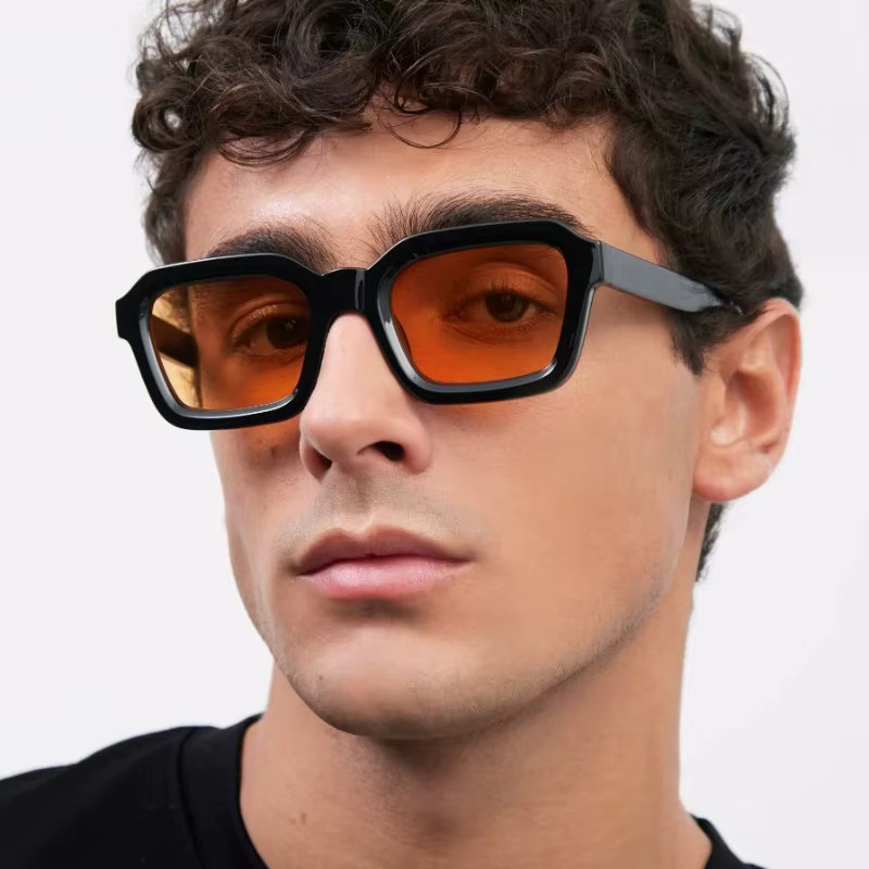 STORY Sonnenbrille, Eckig, Vollrand, Kunststoff, Unisex, Schildpatt-Muster - Bild 1