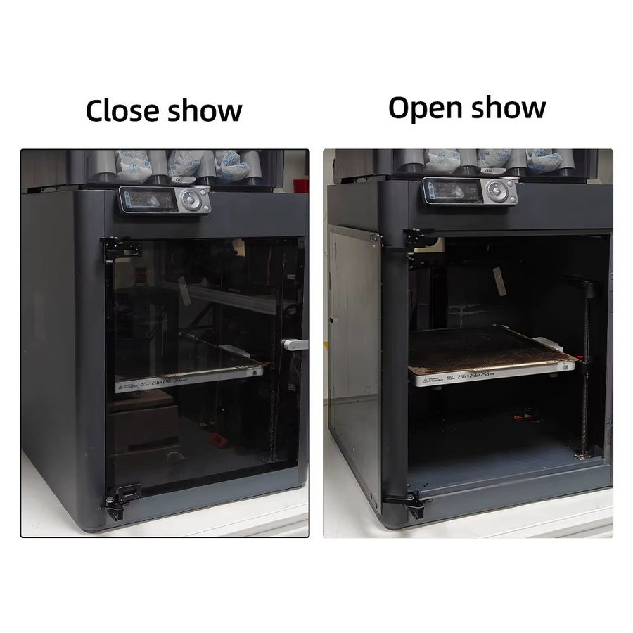 Bambu Lab CNC Metall Türscharnier Upgrade-Kit für P1S und X1 3D-Drucker in Schwarz - Bild 4