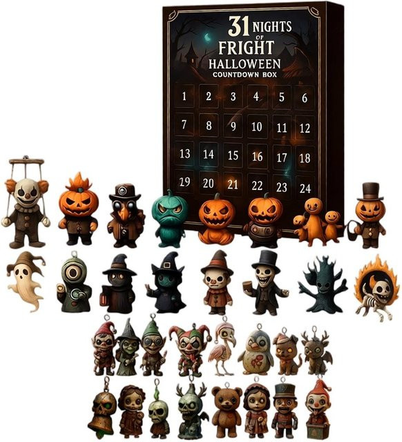 Halloween Countdown-Kalender von KatieKatie in Schwarz und Multicolour für 31 Tage Überraschungen - Bild 1