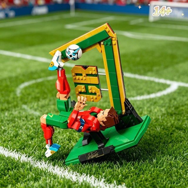 CR7 Fußball-Superstar 3D Bausteine, 854 Teile, ab 14 Jahren - Bild 1