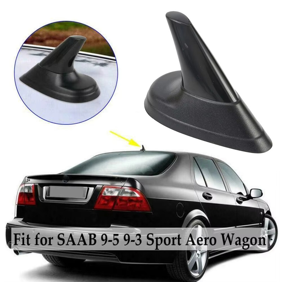 SUITU Dummy-Fin-Antenne in Schwarz passend für Saab 9-3 und 9-5 als hochwertiges Autozubehör - Bild 2