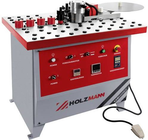 Holzmann Kantenanleimgerät KAM535NEO in Rot mit 1750W und 400V - Bild 1