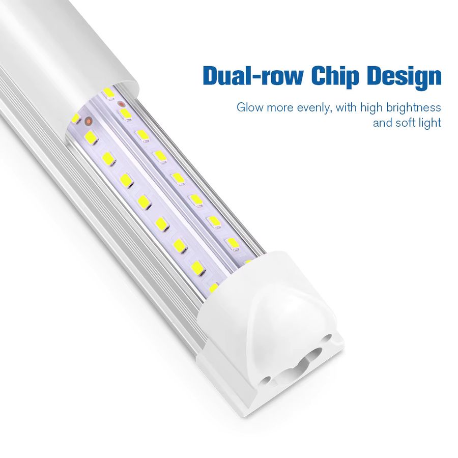 MALITAI LED Leuchtstoffröhre mit EU-Stecker für T5 T8 Aluminium Gehäuse 50 cm - Bild 2