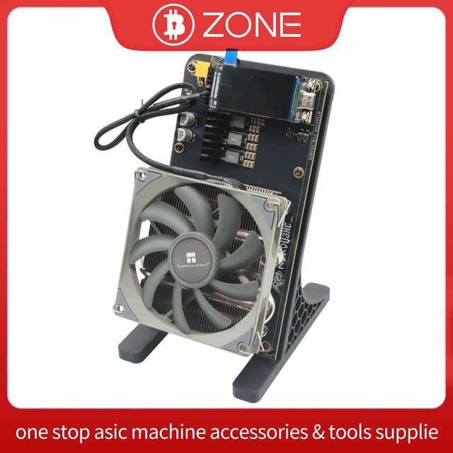 Bitsoloplayer NerdQaxe++ Rev6 BM1370 ASIC Miner Schwarz für Bitcoin SHA256 Algorithmus 6Th/s - Bild 1