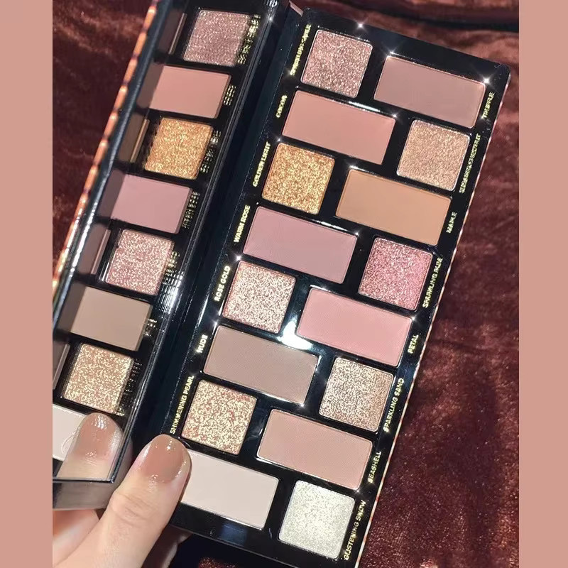 Handaiyan Lidschatten-Palette, 16 Farben, Matt, Puder, Damen - Bild 2