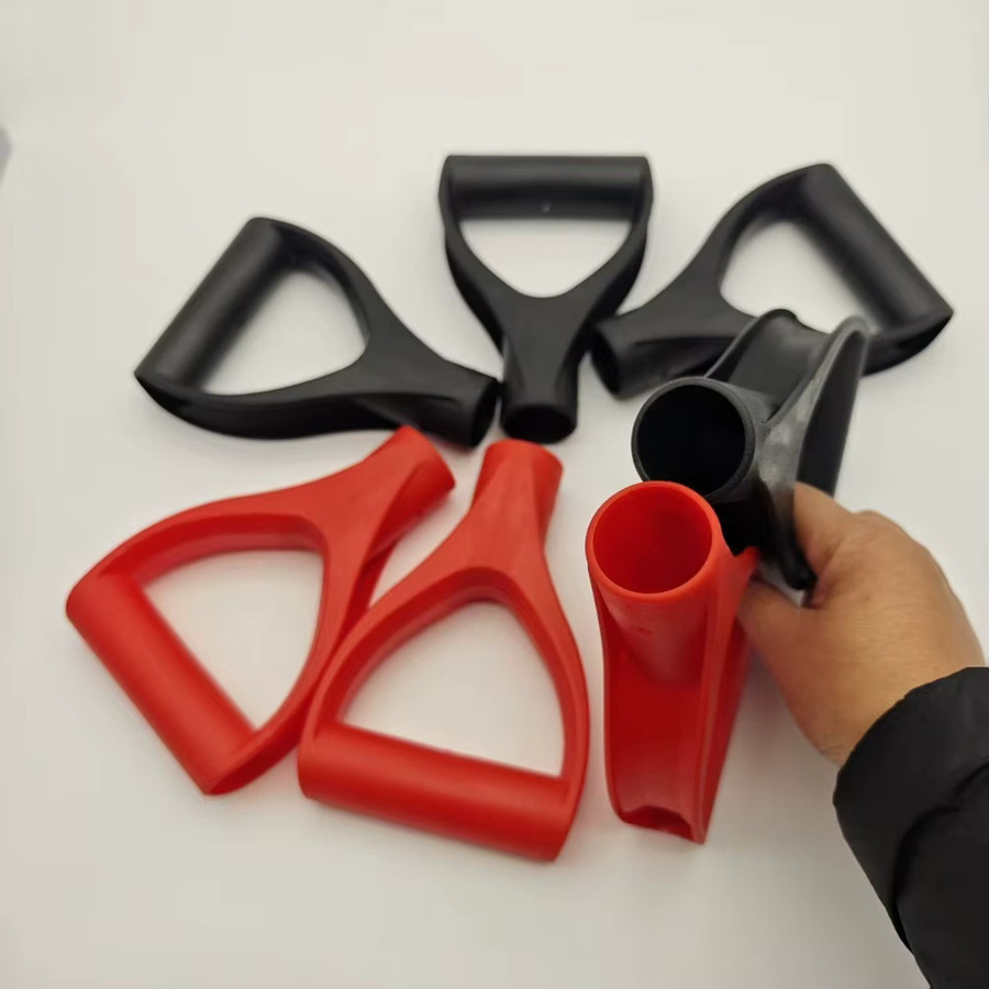 Vibratite D-förmiger Ersatzgriff aus Kunststoff in Rot für Schaufeln - Bild 2