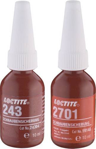 Loctite Schraubensicherung Set 243 und 2701 aus Cyanacrylat in Braun - Bild 1
