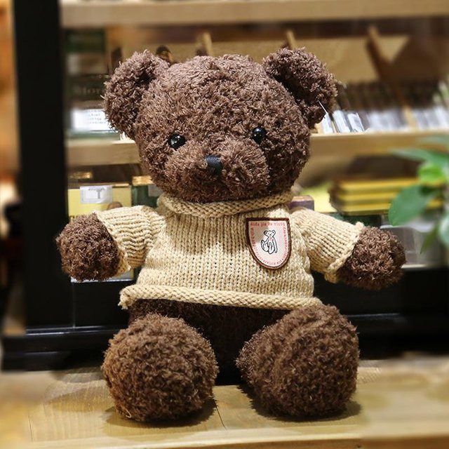 YIRAN ring Bär Plüschtier, Pullover, 38cm - Bild 1