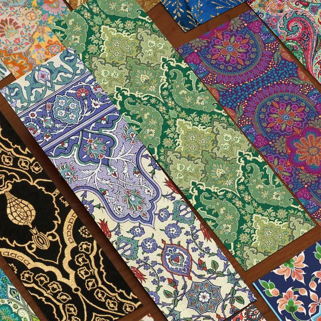 30 Stück Vintage-Lesezeichen mit klassischem Muster in Multicolour aus Papier für DIY-Projekte und Studenten - Bild 1