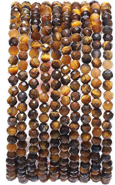 Beadia Accessories Tigerauge Kristall Perlen, 2-3,5 mm, Naturstein - Bild 1
