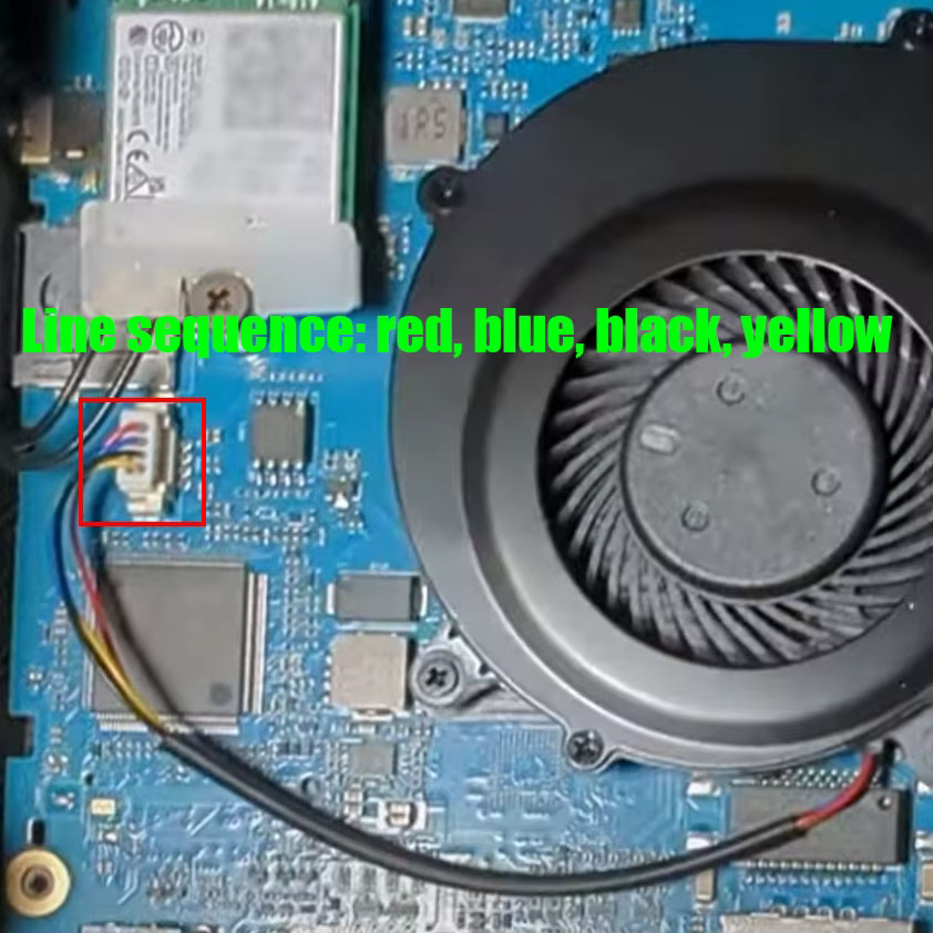 RTDPART Lüfter LD6008MS5 DC5V 0,20A 4PIN Schwarz - Bild 2