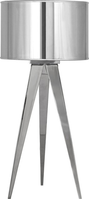 Näve Tripod Tischleuchte Chrom silberfarben Höhe: 61,5 cm - Bild 1