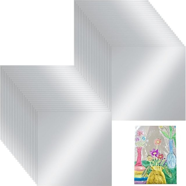 100 Blatt Aluminium-Metallhandwerk DIY-Folienrolle in Silber, Dicke: 0,07 mm - Bild 1