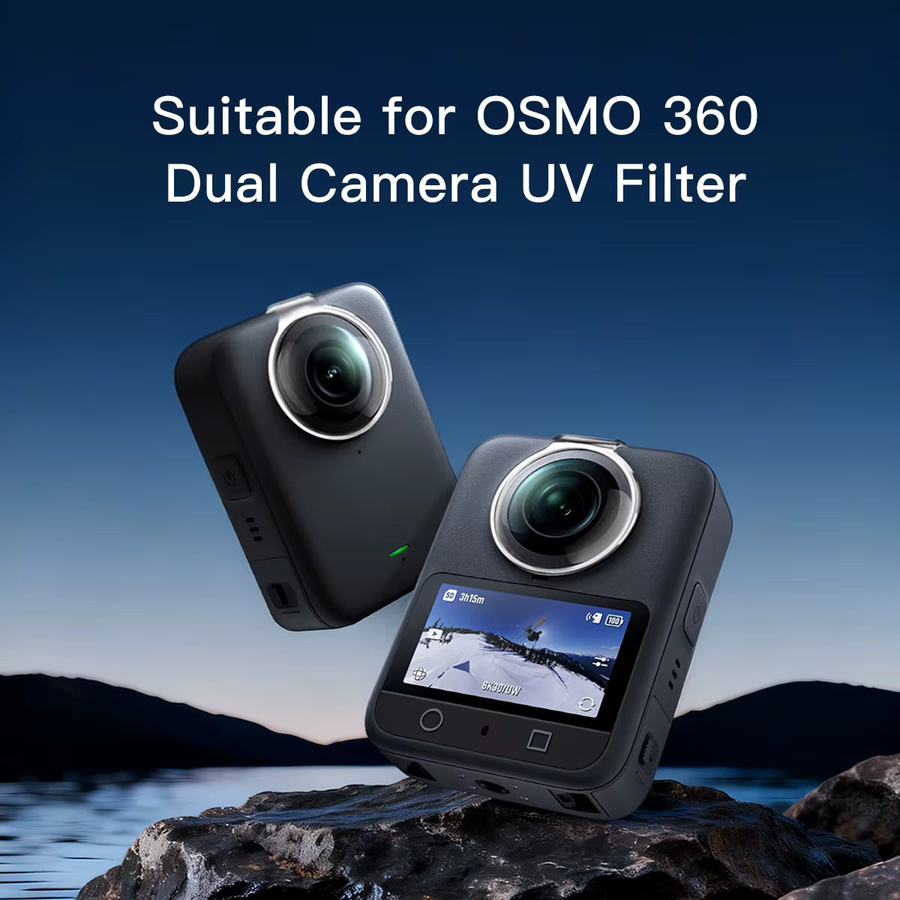 DJI Osmo 360 Dual-Objektiv-UV-Filter in Transparent, kratzfest und wasserdicht mit HD-Klarheit - Bild 2