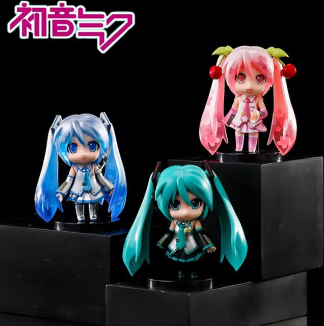 Bandai Hatsune Miku Figur, Rosa / Pink, Grün, Kunststoff - Bild 1